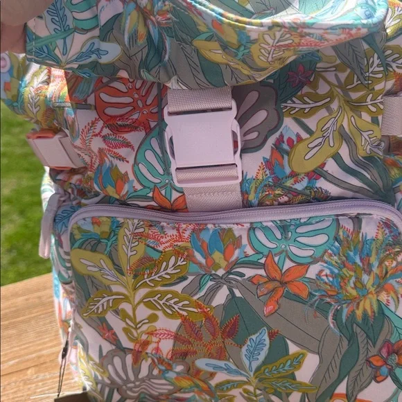 Vera Bradley Rain Forest Canopy Utility Backpack - Picture 9 of 16